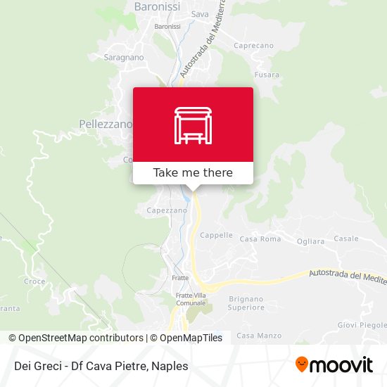 Dei Greci - Df Cava Pietre map