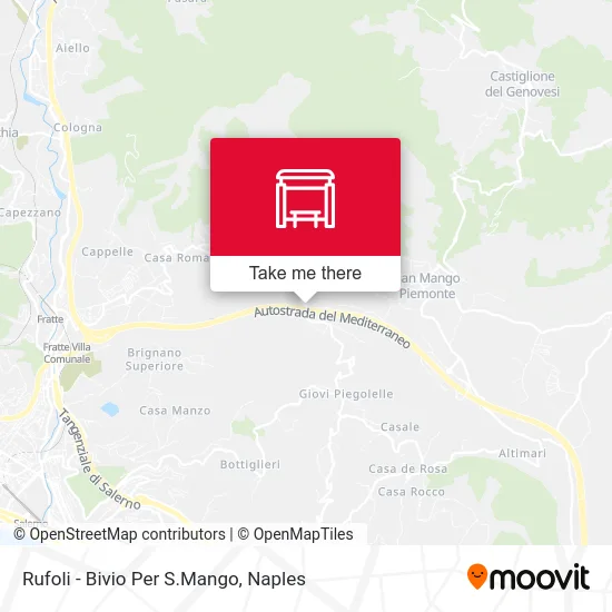 Rufoli - Bivio Per S.Mango map