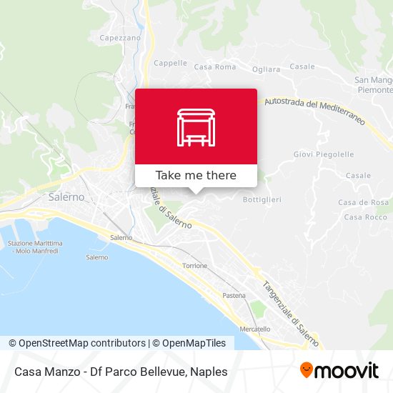 Casa Manzo - Df Parco Bellevue map
