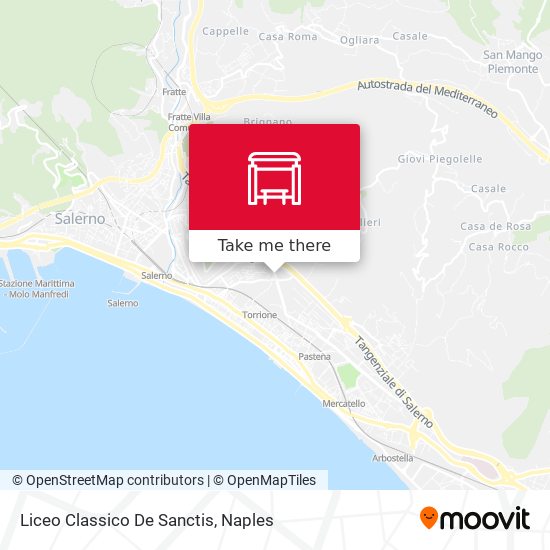 Liceo Classico De Sanctis map