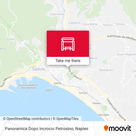 Panoramica Dopo Incrocio Petrosino map