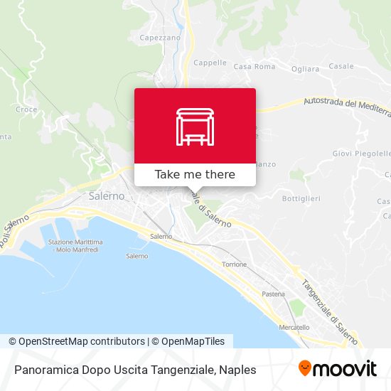 Panoramica Dopo Uscita Tangenziale map