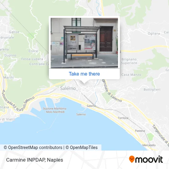 Carmine INPDAP map