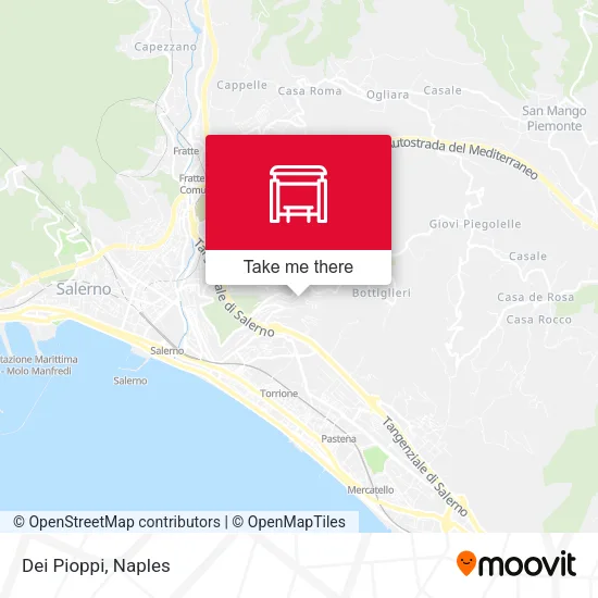Dei Pioppi map