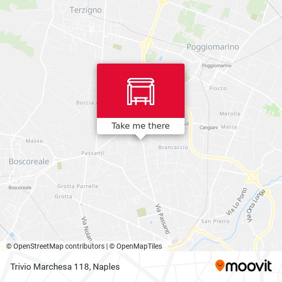 Trivio Marchesa 118 map
