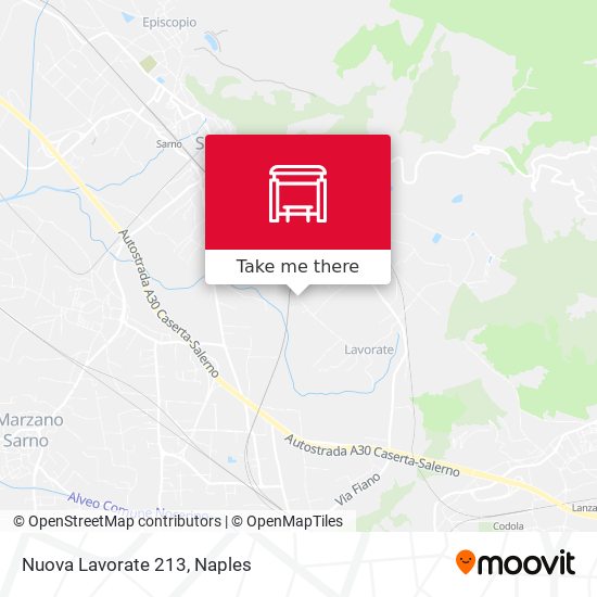 Nuova Lavorate 213 map