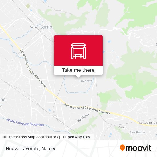 Nuova Lavorate map