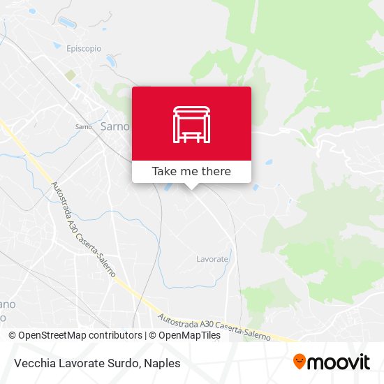 Vecchia Lavorate Surdo map