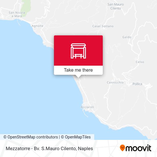 Mezzatorre - Bv. S.Mauro Cilento map