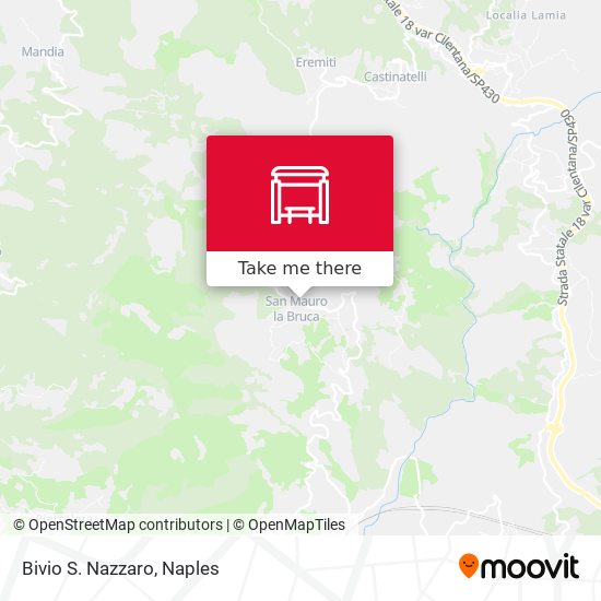 Bivio S. Nazzaro map