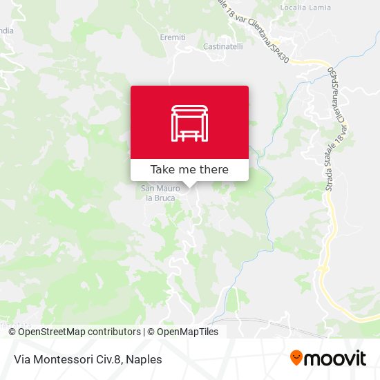 Via Montessori Civ.8 map