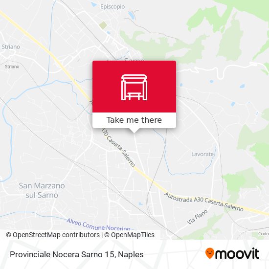 Provinciale Nocera Sarno 15 map