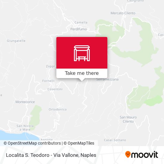 Localita  S. Teodoro - Via Vallone map