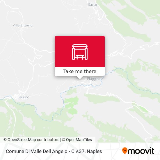 Comune Di Valle Dell Angelo - Civ.37 map