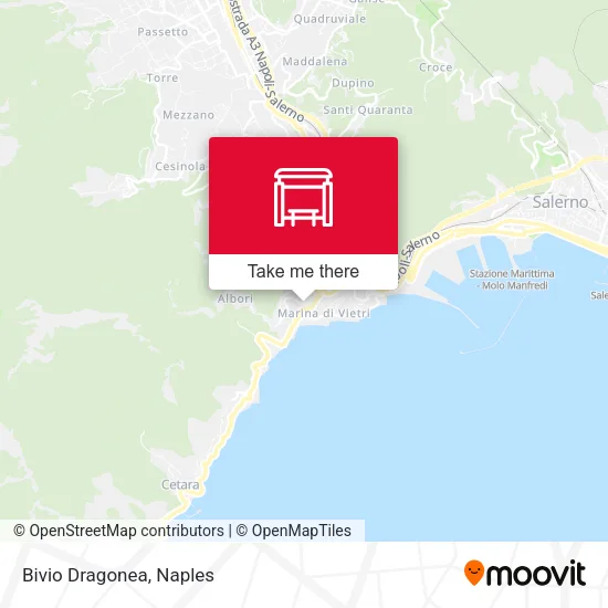 Bivio Dragonea map