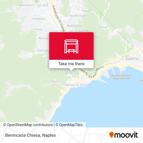 Benincasa Church map