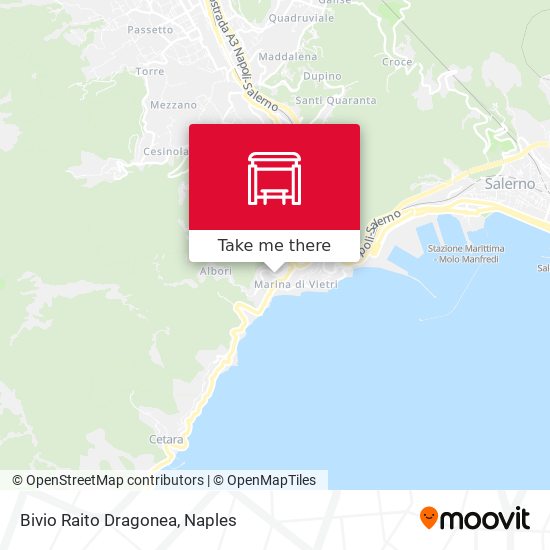 Bivio Raito Dragonea map