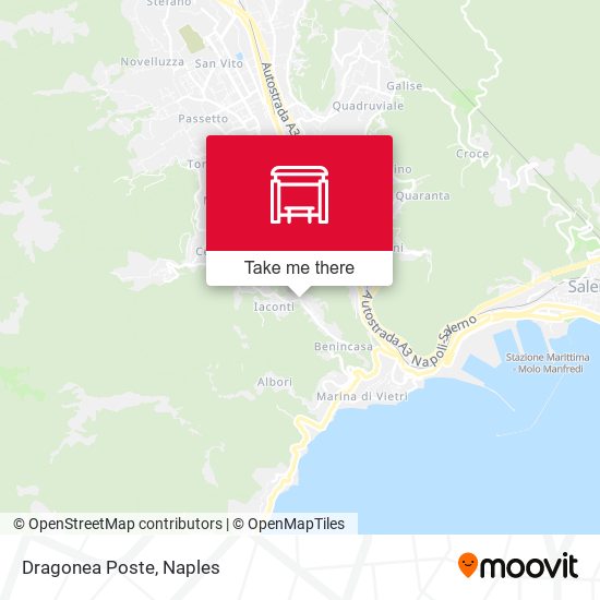 Dragonea Poste map
