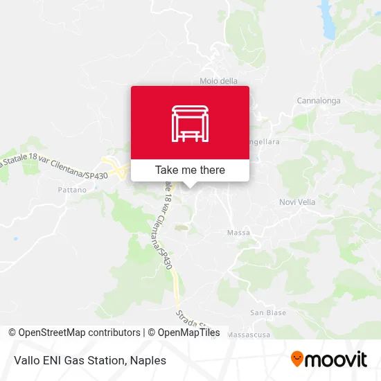 Vallo ENI Gas Station map