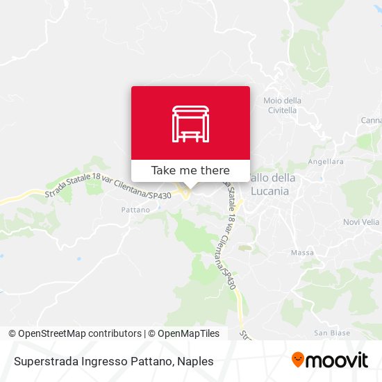Superstrada Ingresso Pattano map