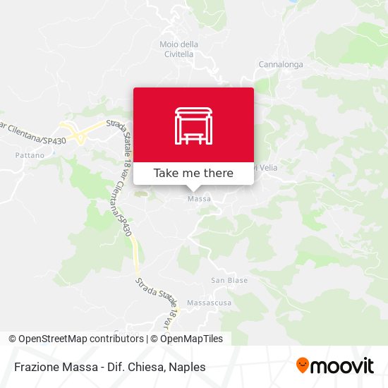 Frazione Massa - Dif. Chiesa map