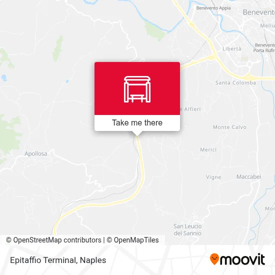 Epitaffio Terminal map
