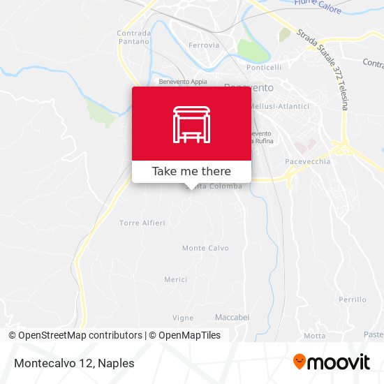 Montecalvo 12 map