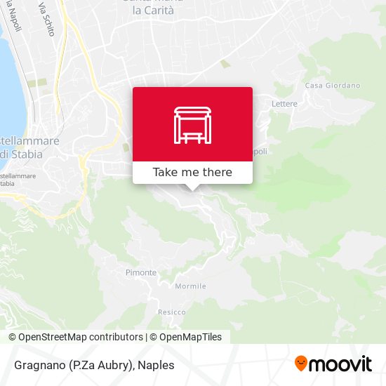 Gragnano (P.Za Aubry) map