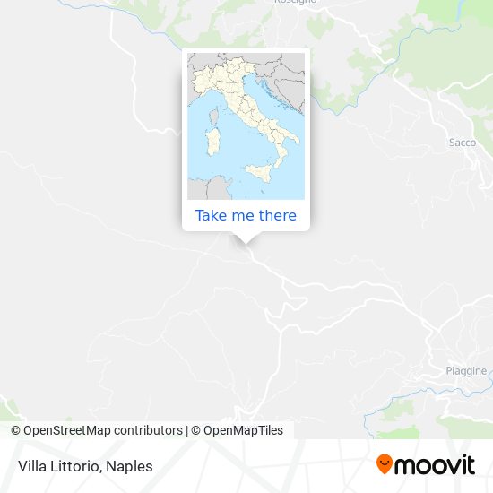 Villa Littorio map