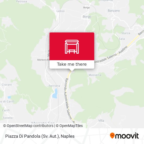 Piazza Di Pandola (Sv. Aut.) map