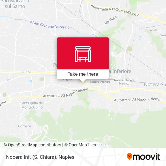 Nocera Inferiore (Santa Chiara) map