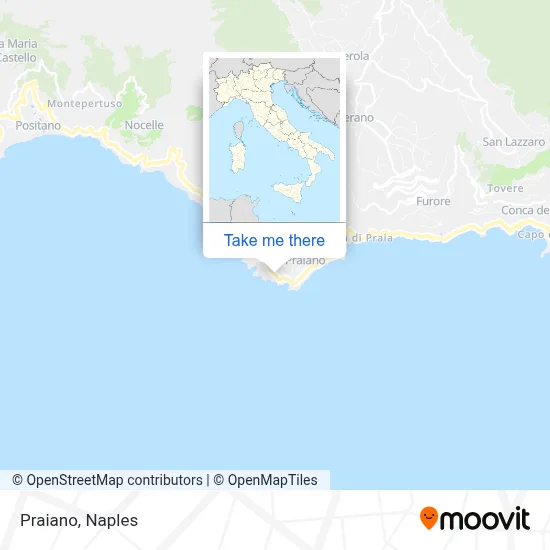 Praiano map