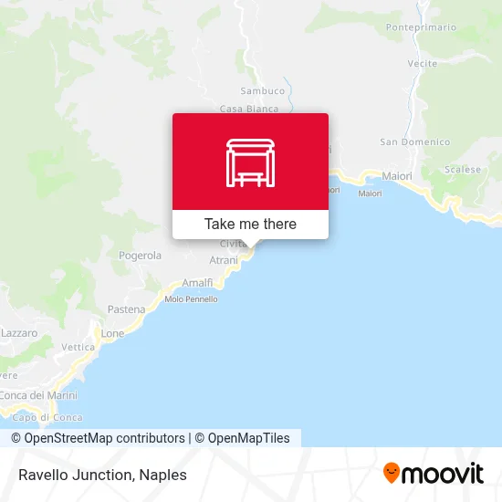 Ravello Junction map
