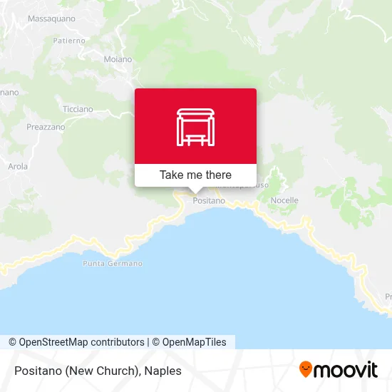 Positano (New Church) map