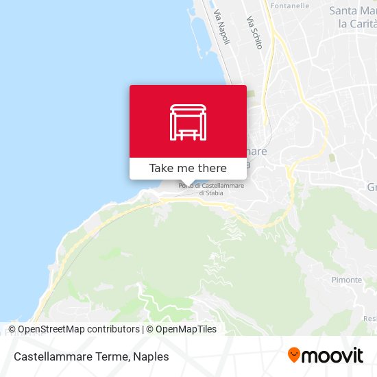 Castellammare Terme map