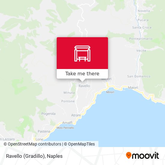 Ravello (Gradillo) map