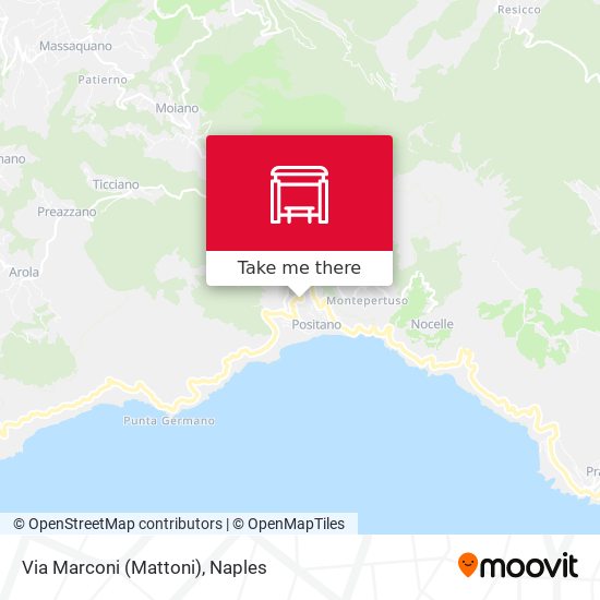 Via Marconi (Mattoni) map