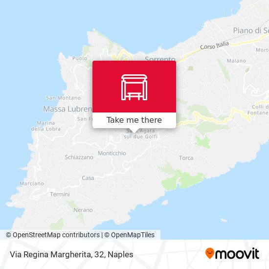 Via Regina Margherita, 32 map