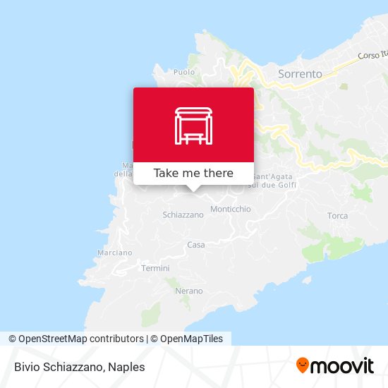 Bivio Schiazzano map