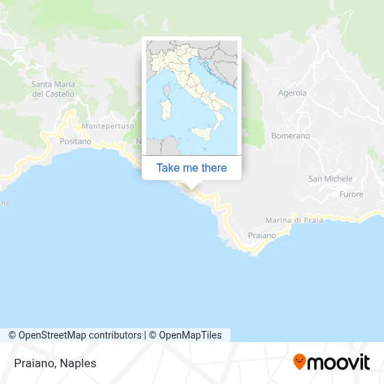 Praiano map