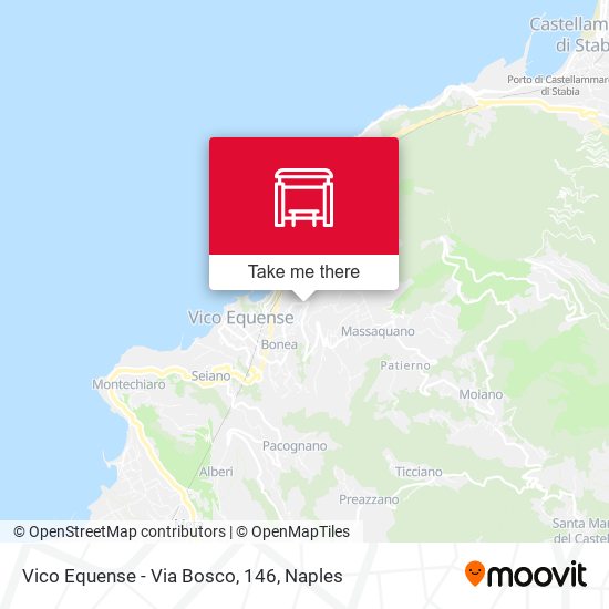 Vico Equense - Via Bosco, 146 map