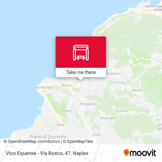 Vico Equense - Via Bosco, 47 map