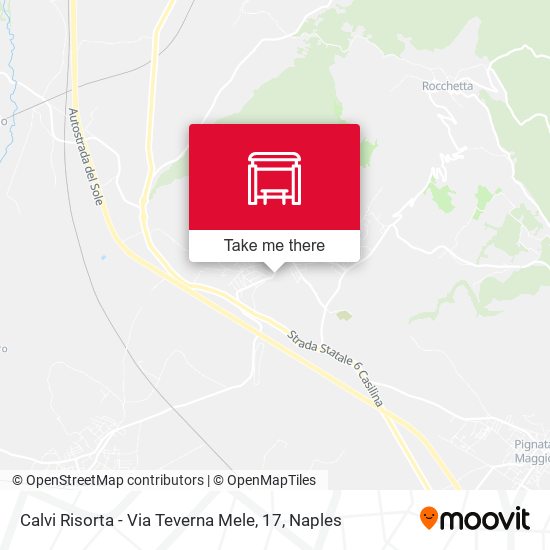Calvi Risorta - Via Teverna Mele, 17 map