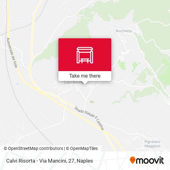 Calvi Risorta - Via Mancini, 27 map