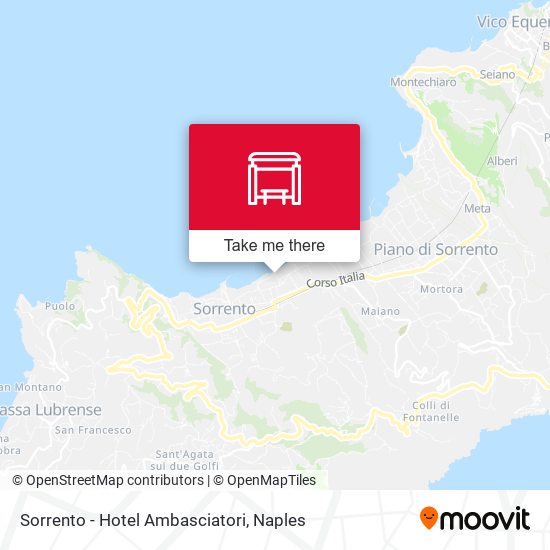 Sorrento - Hotel Ambasciatori map