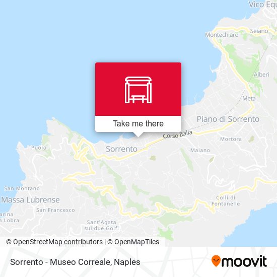 Sorrento - Museo Correale map