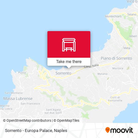 Sorrento - Europa Palace map