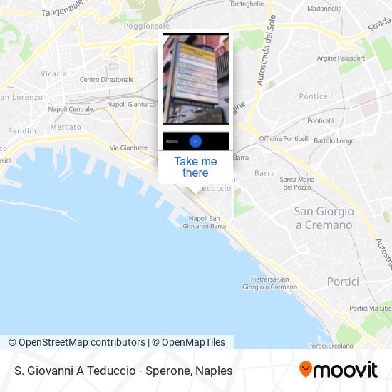 S. Giovanni A Teduccio - Sperone map