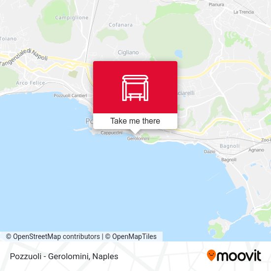 Pozzuoli - Gerolomini map