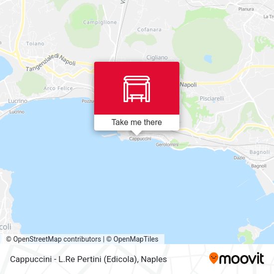 Cappuccini - L.Re Pertini (Edicola) map